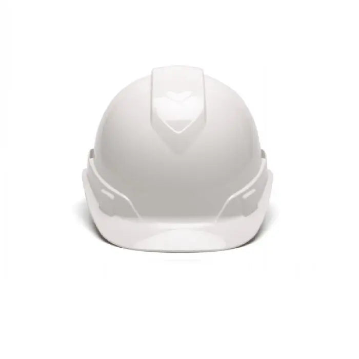 Pyramex Ridgeline HP44110 Cap Style Hard Hat, 4-Point Standard Ratchet, White, One Size, Box of 16