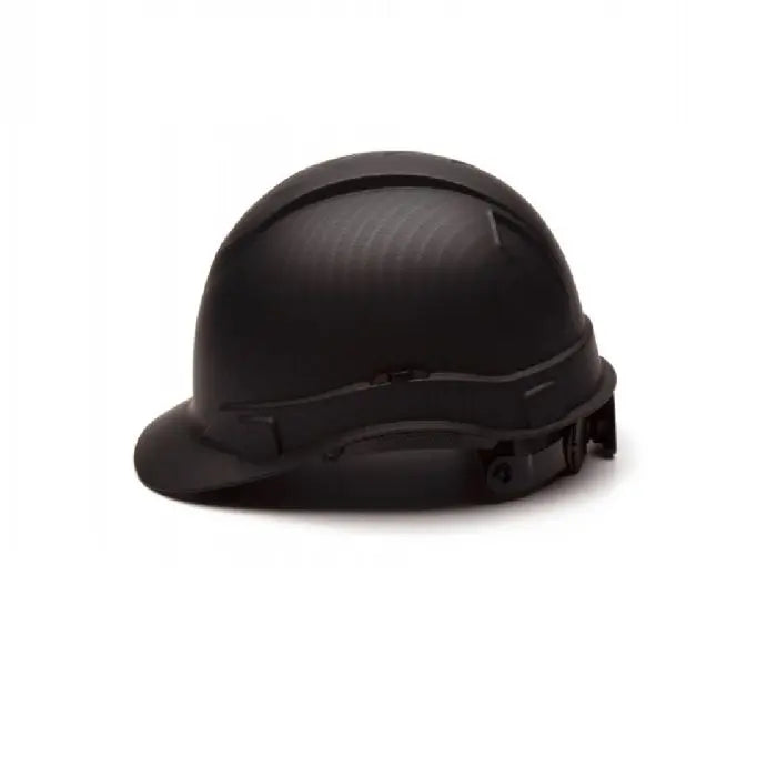 Pyramex Ridgeline HP44117C 4 Point Standard Ratchet Cap Style Hard Hat with Graphite Pattern, CSA Version, Black, One Size, Box of 16