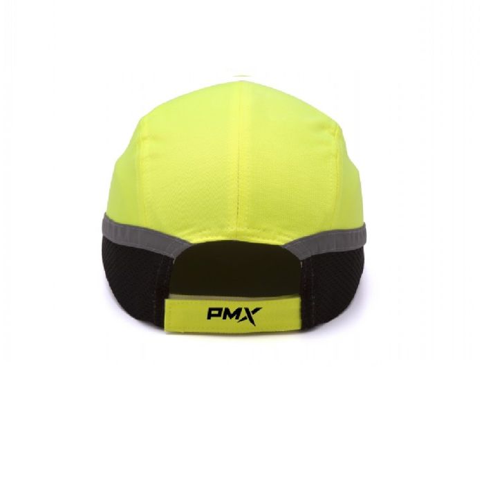 Pyramex HP50031 Baseball Bump Cap, Hi Vis Lime, One Size, Box of 12
