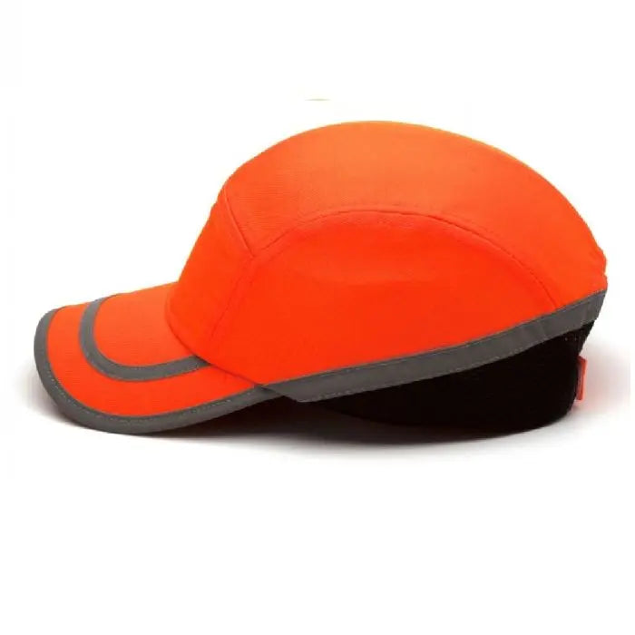 Pyramex HP50041 Baseball Bump Cap, Hi Vis Orange, One Size, Box of 12