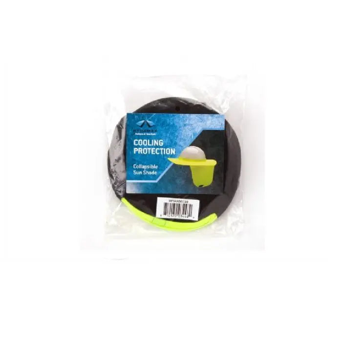 Pyramex HPSHADEC30 Collapsible Hard Hat Brim with Neck Shade, Hi Vis Yellow, One Size, 1 Each
