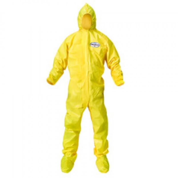 Kleenguard A70 Chemical Spray Protection Coverall MED - case/12 - Bound Seams-XL
