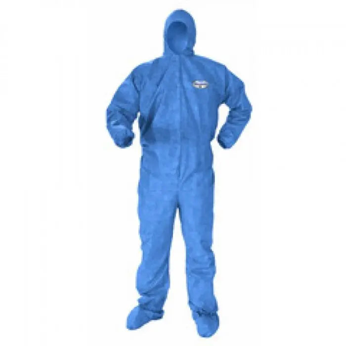 Kleenguard A60 Bloodborne Pathogen & Chemical Splash Protection Coverall - Serged Seams -case quantity-M