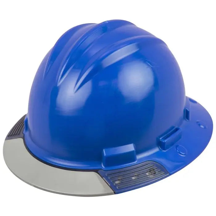 Bullard Kentucky Blue AboveView HDPE Full Brim Hard Hat Flex Gear 4 Point Ratchet Suspension 20/Case