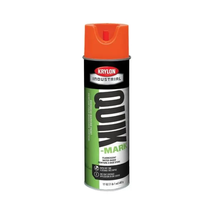 Krylon QUIK-MARK™ Overhead Marking Paint 12 Cans Fluorescent Green