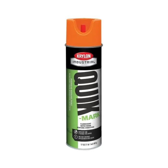 Krylon QUIK-MARK™ Overhead Marking Paint 12 Cans Fluorescent Green