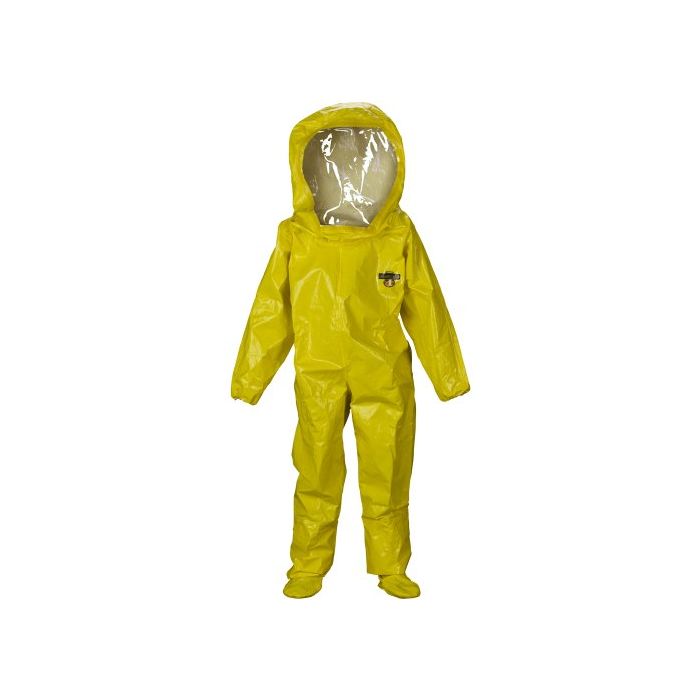 Lakeland ChemMax 4 Encapsulated Suit - 2 Exhaust Ports - Yellow