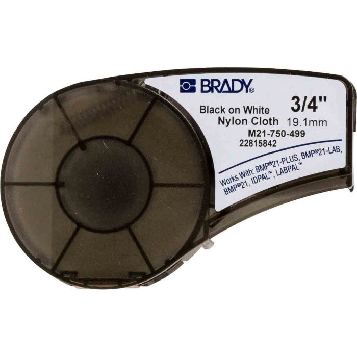 Brady BMP21 Series Nylon Cloth Labels 0.75" W x 16' L