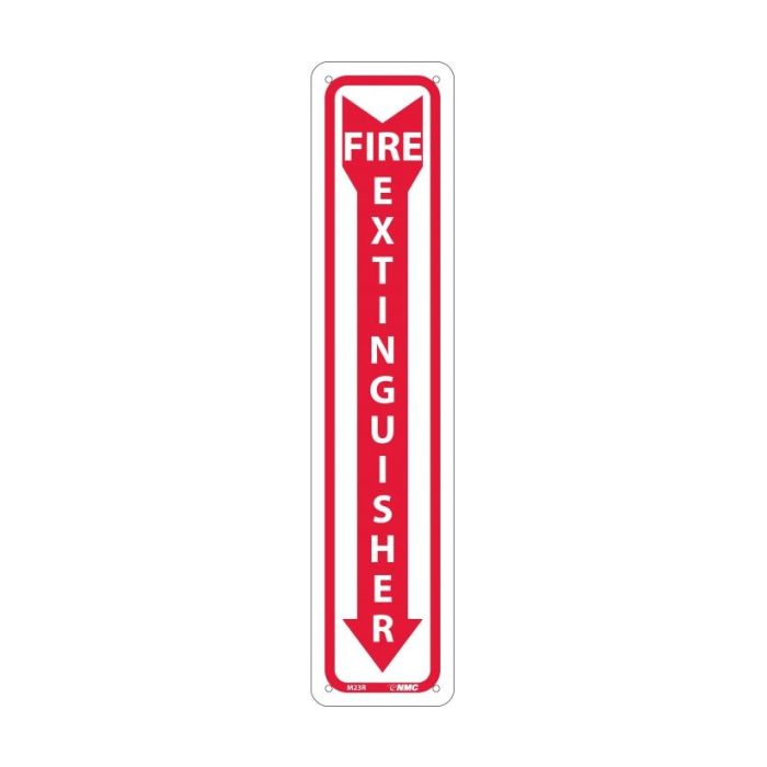 NMC M23R Fire Extinguisher Sign 18x4