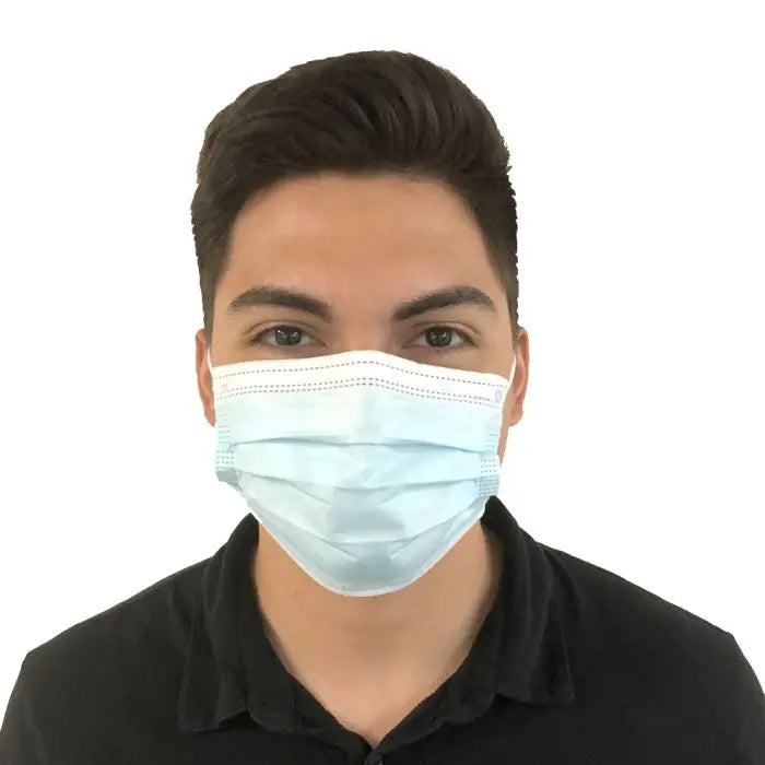 DMS 91019P3 Level 1 Procedure Mask, Blue, Box of 50