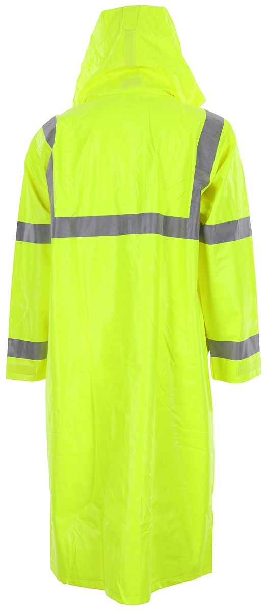 MCR Safety Big Jake 2 BJ238CH ANSI Class 3 Flame Resistant Raincoat, Fluorescent Lime, 1 Each