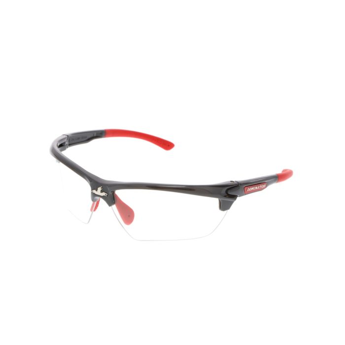 MCR Safety Dominator DM1310P Adjustable Scratch Resistance Safety Glasses, Gun Metal Frame, One Size, Box of 12