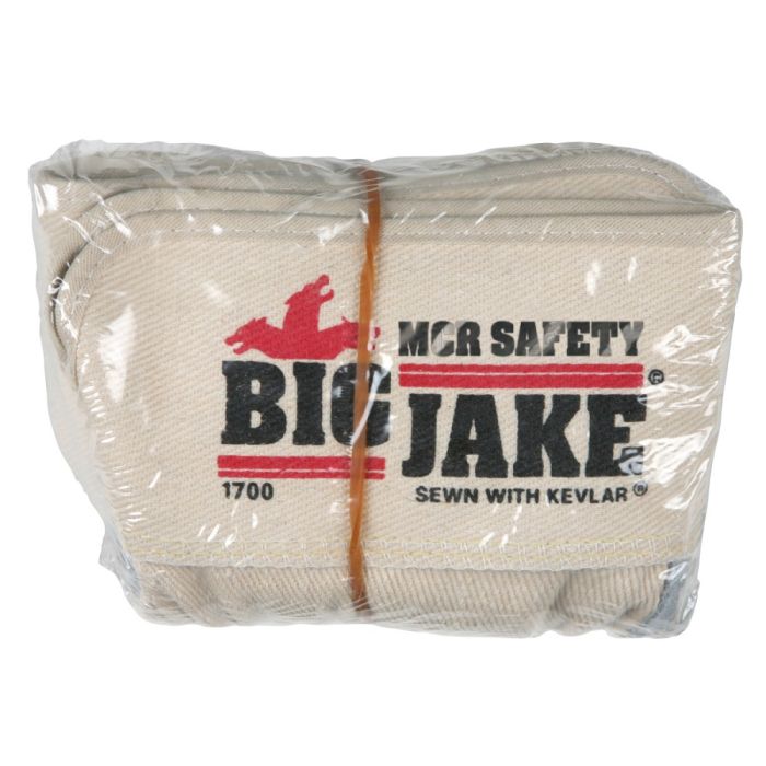 MCR Safety Big Jake VP1700 Premium Leather Work Gloves, Gray, Case of 36