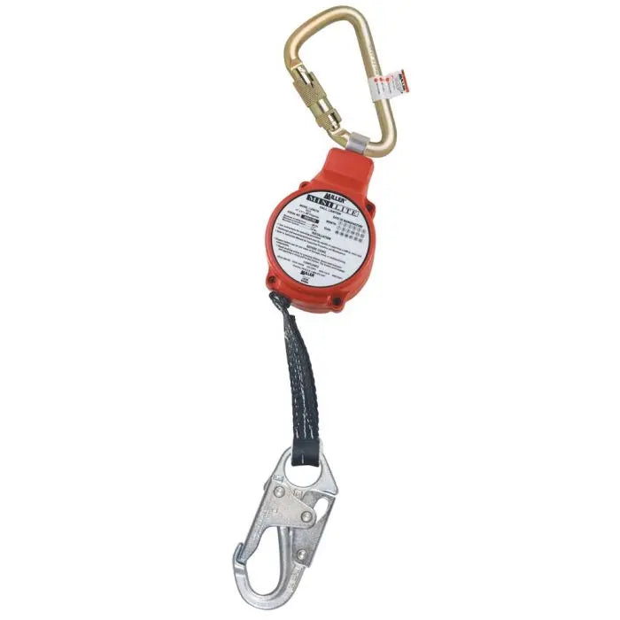 Honeywell Miller FL11-3-Z7/11FT MiniLite Self-Retracting Web Lanyard, Red, One Size, 1 Each