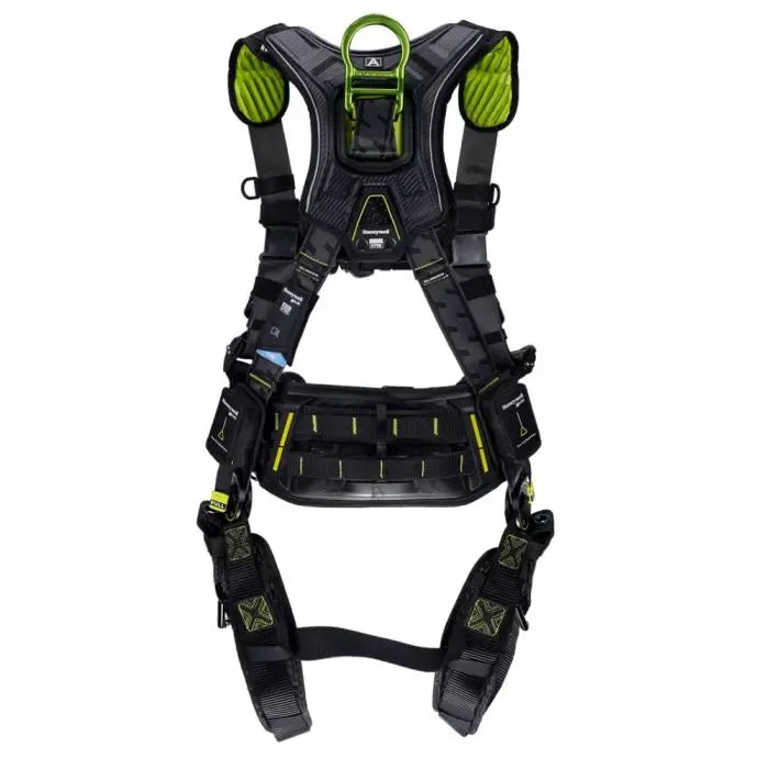 Honeywell Miller H7CC2A2 Full Body Harness - Construction Comfort, Green, Universal, 1 Each