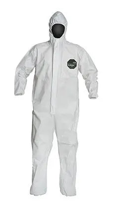 DuPont NB127SWH ProShield 50 Microporous Film Hooded Coveralls, 1 Each