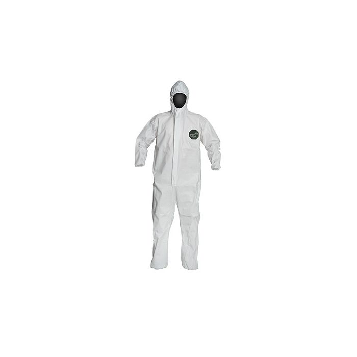 DuPont NB125S-EA ProShield 50 Microporous Film Hooded Coveralls, 1 Each