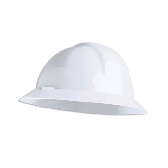 Honeywell North A119R020000 Everest Full brim HDPE Shell Hard Hat with Accessory Slots, White, Box of 12