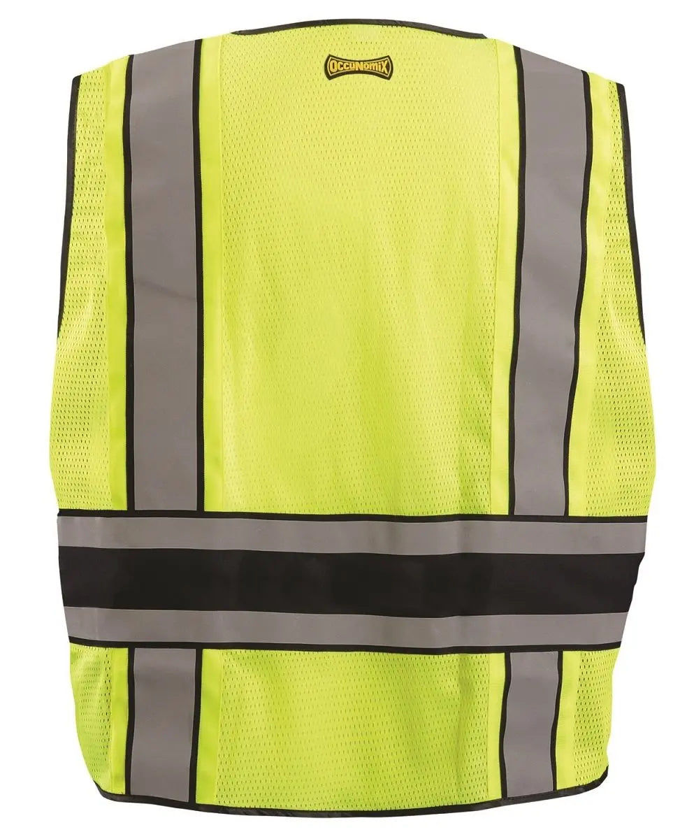 Occunomix DOR Public Safety No Legend Solid Front/Mesh Back Vest