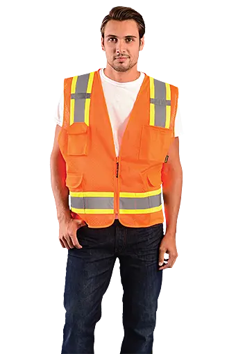 Value Two-Tone Surveyor Mesh Vest