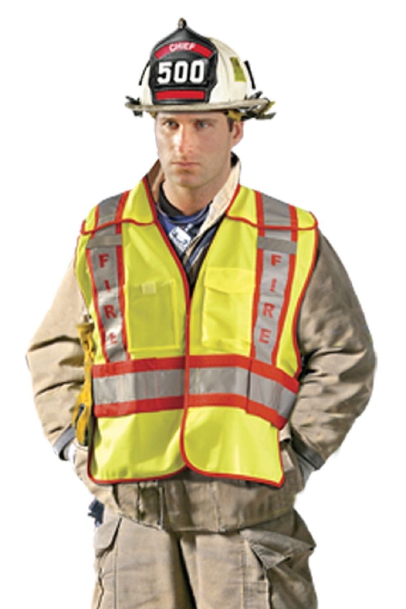 Occunomix Premium Solid Public Safety Fire Vest