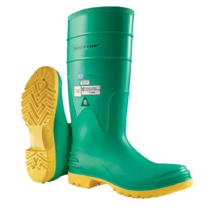 Dunlop Onguard Hazmax 87012 Knee Boot, Green, 1 Pair