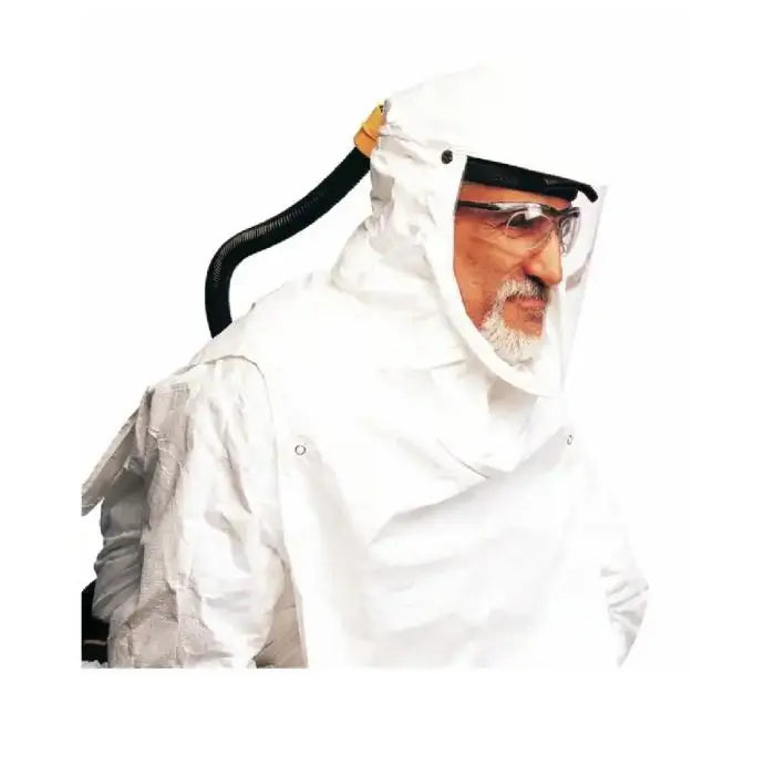 Honeywell Primair 100 Series PA111 Hood with Bib, White, Universal, 1 Each