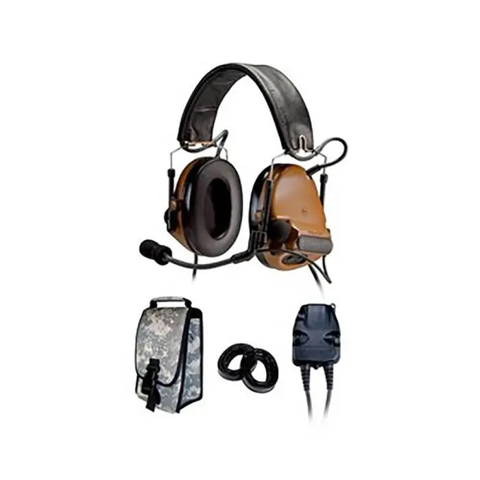 Peltor ComTac III ARC Headset Kit, Single Comm, Accessory Rail Connector - FOLIAGE GREEN