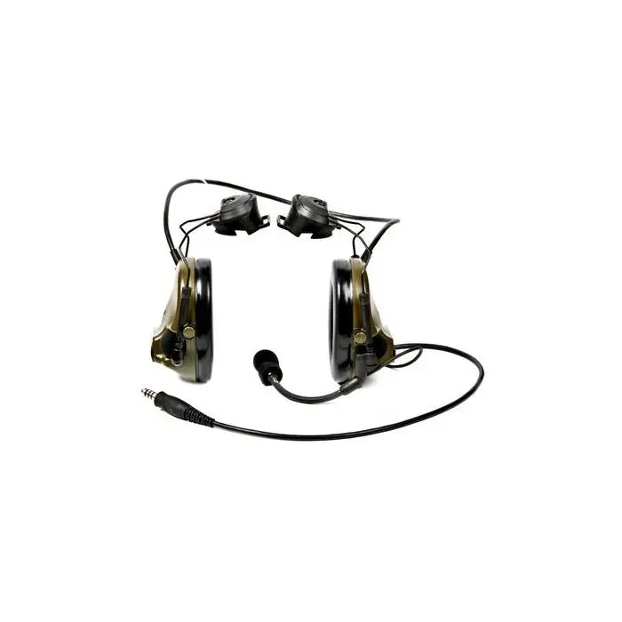 Peltor ComTac III ARC Headset Kit, Dual Comm, Accessory Rail Connector - FOLIAGE GREEN