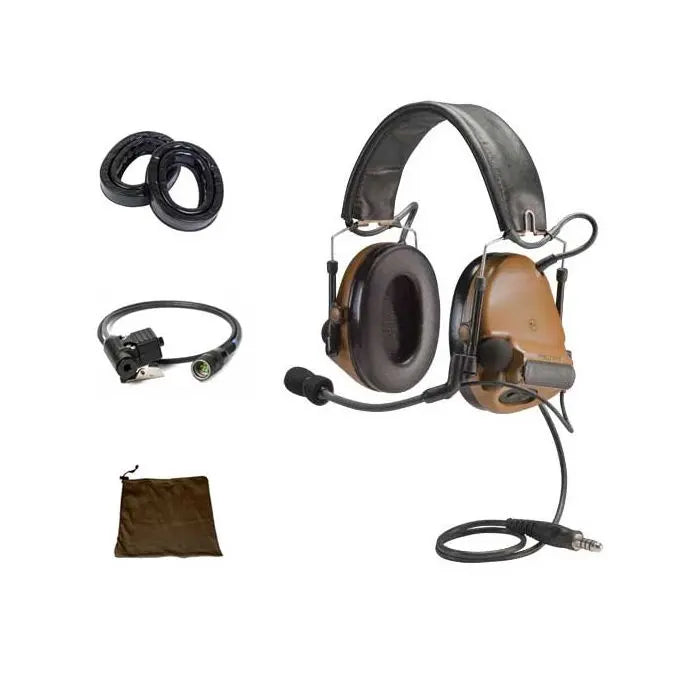 Peltor ComTac ACH Single Comm Kit, SOCOM - COYOTE BROWN
