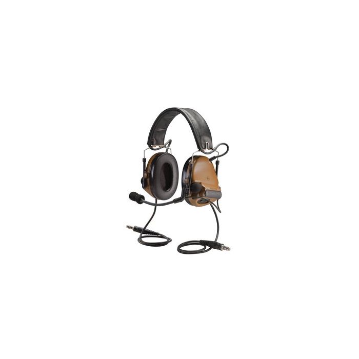 Peltor ComTac III ACH Communication Headset, Dual Comm, Headband w/ Gel Cushions - COYOTE BROWN