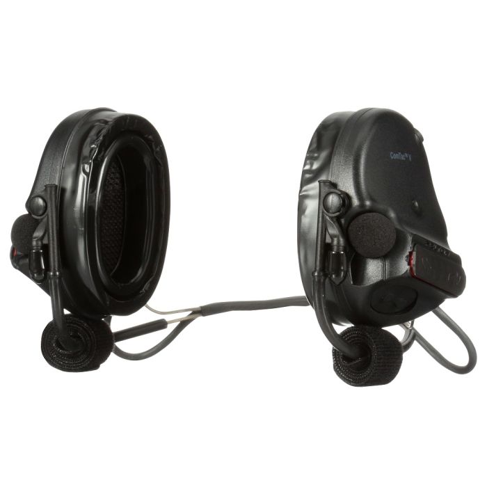 3M Peltor MT20H682BB-09 SV SwatTac V Hearing Defender Headset, Neckband, Black, 1 Each