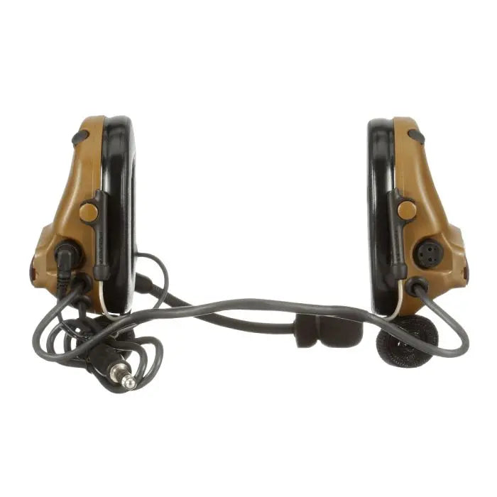 3M Peltor MT20H682BB-47 CY ComTac V Headset, Neckband, Single Lead, Coyote Brown, 1 Each