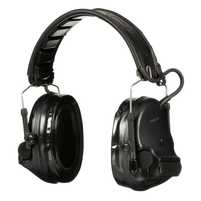 3M Peltor MT20H682FB-09 SV SwatTac V Hearing Defender Headset, Foldable, Black, 1 Each