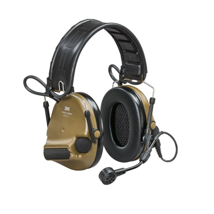 3M PELTOR MT20H682FB-09N CYS ComTac VI NIB Hearing Defender, Headband w/ included ARC, Coyote Brown, 1 Each