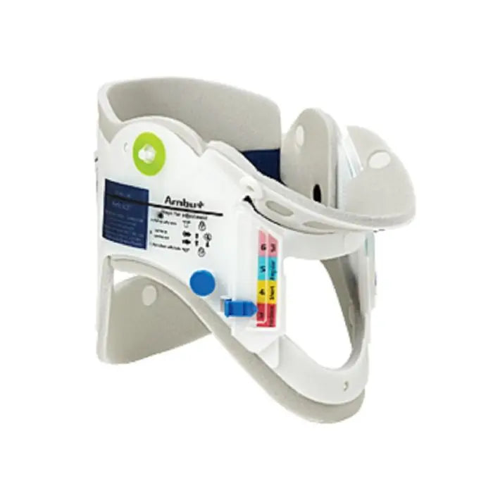 AMBU 000-281 Perfit Ace Adjustable Cervical Collar, Yellow, Adult
