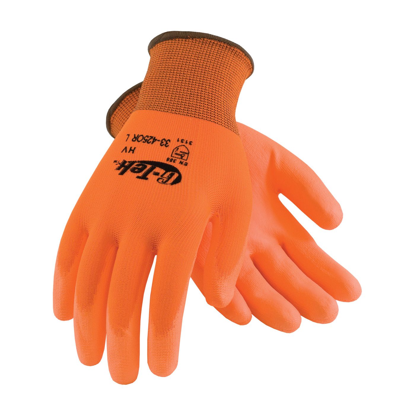 PIP 33-425OR G-Tek HV Seamless Polyurethane Coated Grip Glove 1/DZ