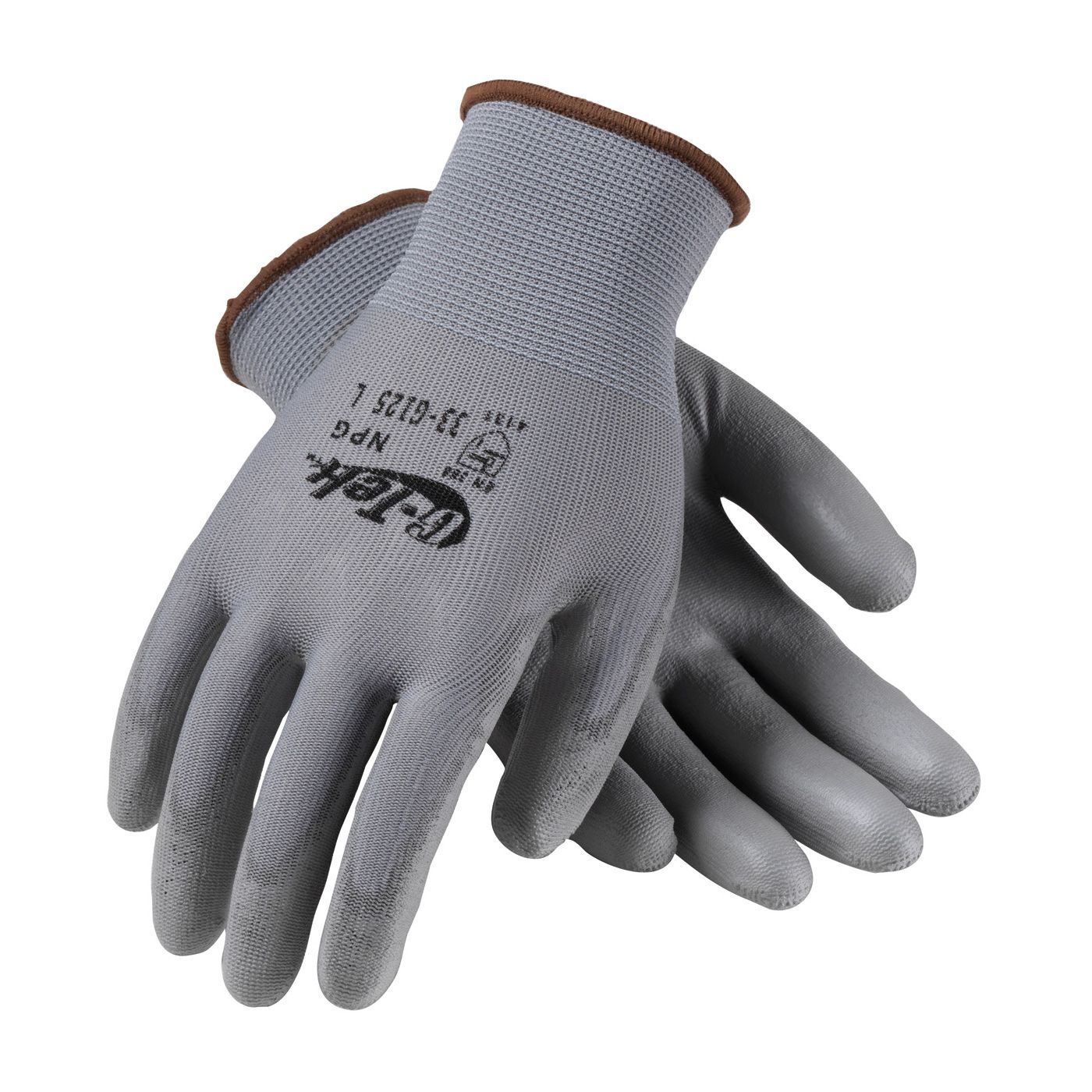 PIP G-Tek 33-G125 NPG Seamless Knit Gloves with Polyurethane Coated Smooth Grip (1 Dozen)