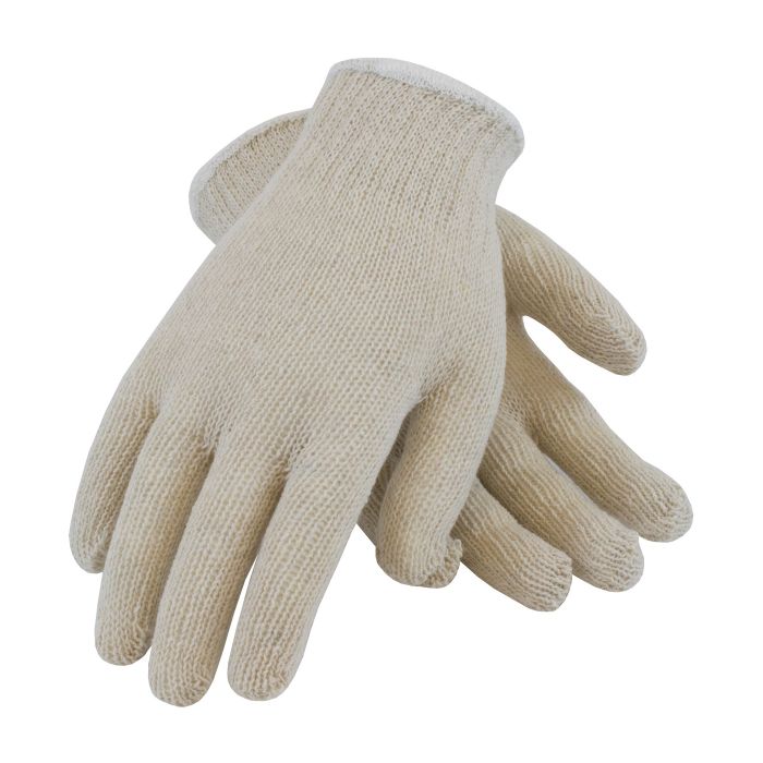 PIP Economy Weight Seamless Knit Glove 7 Gauge white color- 12 Pair