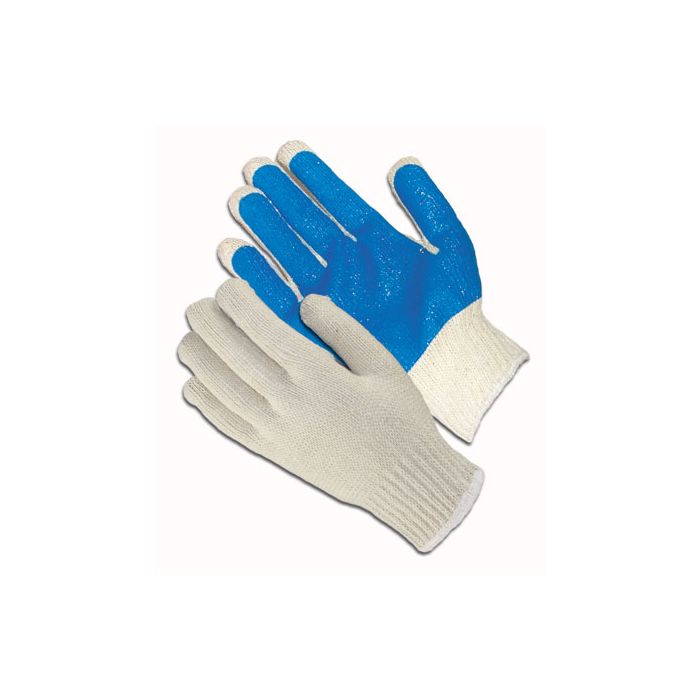 Seamless Knit with PVC Palm Coating Glove - 10 Gauge, Box of 12 Pairs