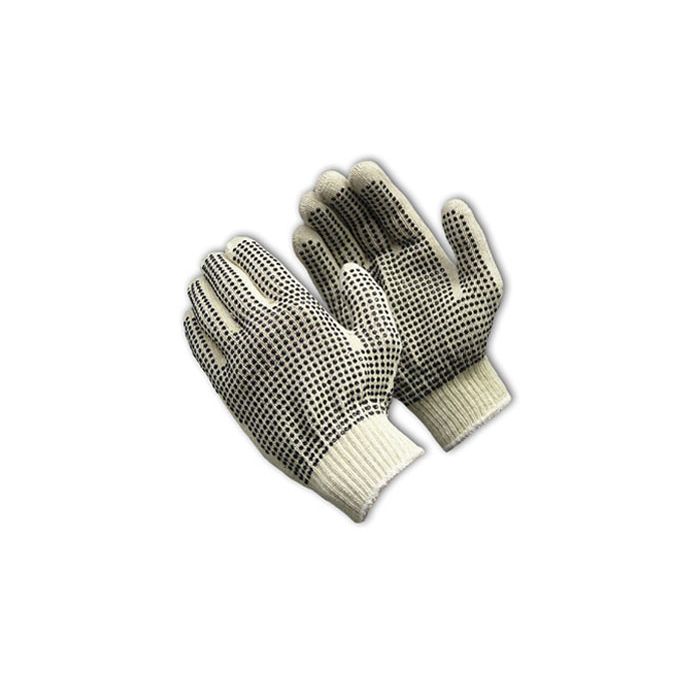 Seamless Knit Double-Sided PVC Grip Glove - 10 Gauge