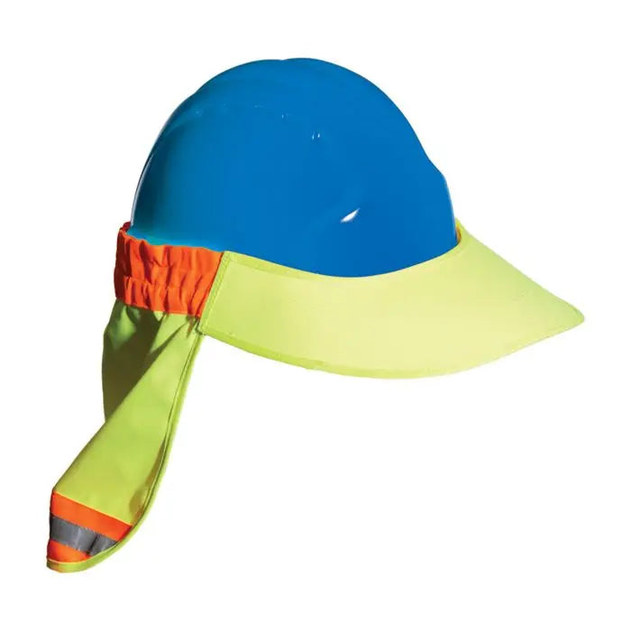 Hi-Viz Hard Hat Visor with Neck Shade by PIP, Bag of 12