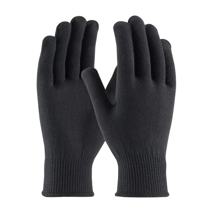 PIP 41-001 13 Gauge Seamless Knit Thermax Glove, Black, Box of 12 Pairs