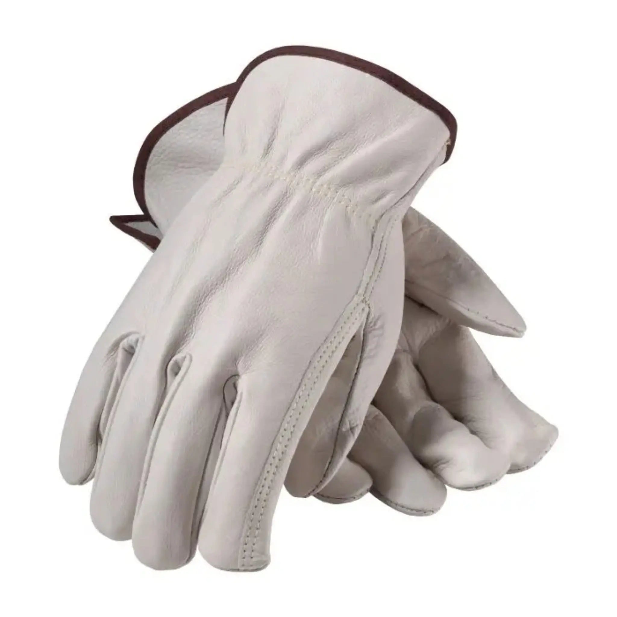 PIP 68-101 Superior Grade Top Grain Leather Driver's Glove - Straight Thumb_Flat