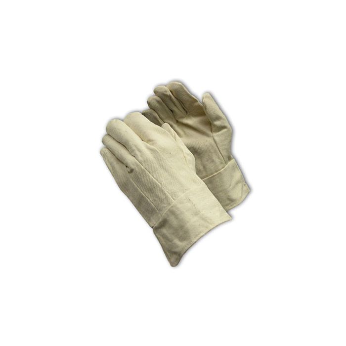 PIP Premium Grade Cotton Canvas Single Palm Glove - Band Top - Men's