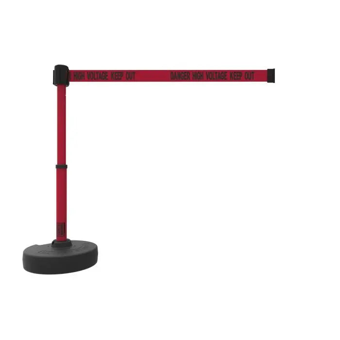 Banner Stakes PL4096 PLUS Barrier Set, Red "Danger High Voltage Keep Out"