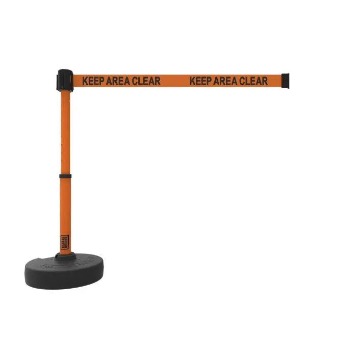 Banner Stakes PL4099 PLUS Barrier Set, Blank Red Banner