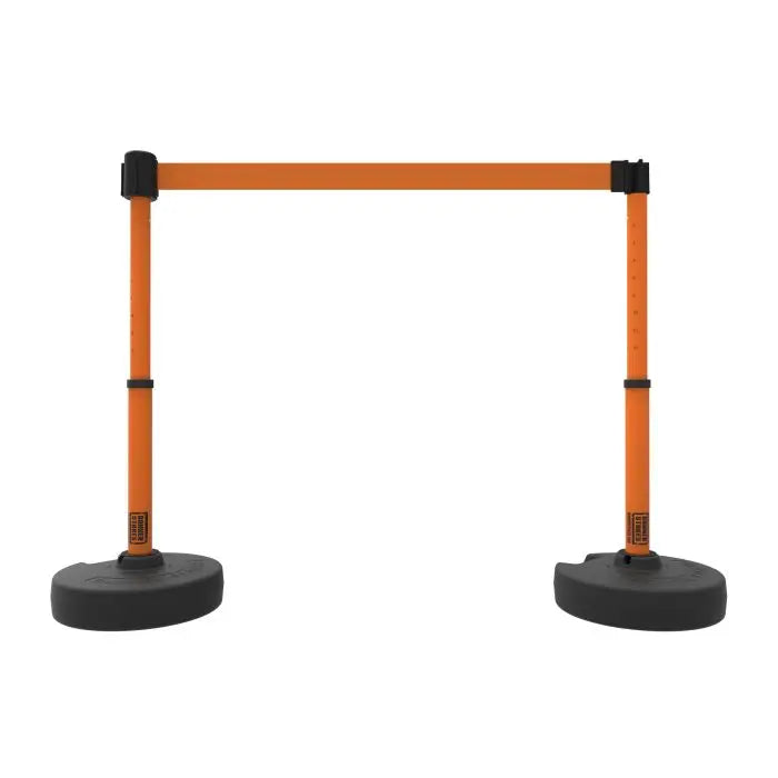 Banner Stakes PL4203 PLUS Barrier Set X2, Blank Orange Banner