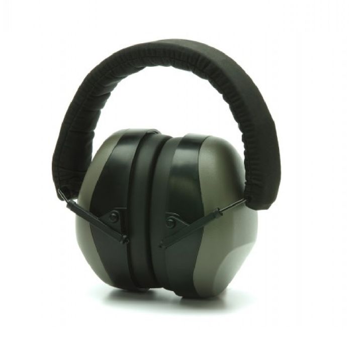 Pyramex PM8010 Passive Earmuff with NRR 25dB, Gray, One Size, 1 Each