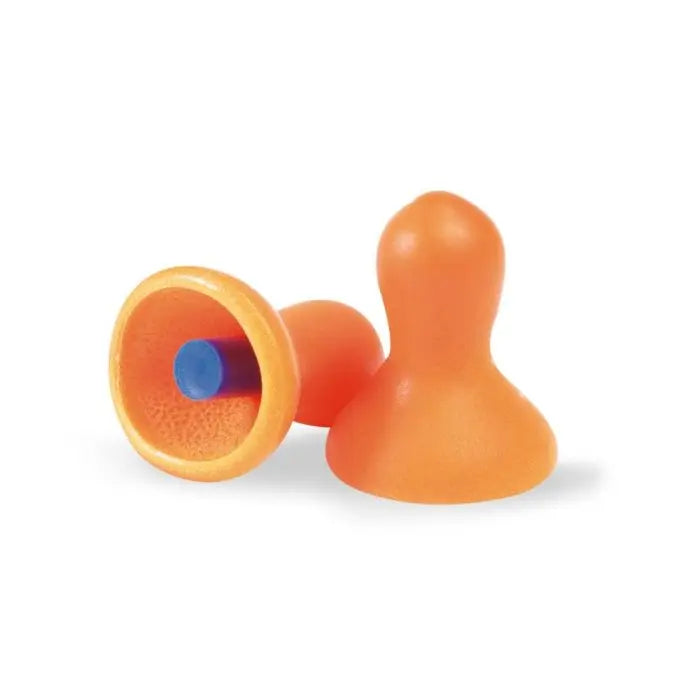 Honeywell Howard Leight Quiet QD1 Contoured Bell Vinyl Uncorded Earplugs, Orange, 1 Case